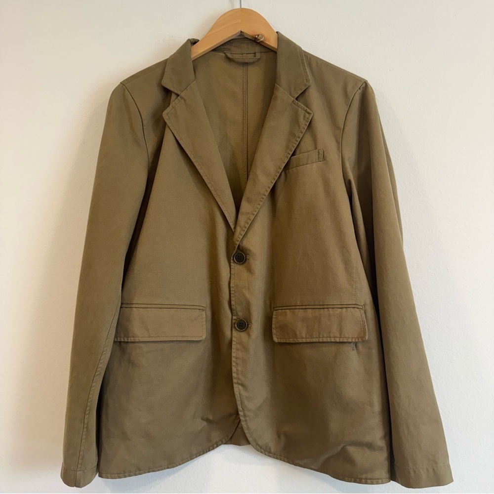 Buck Mason READ 2 Button Sport Coat Blazer Cotton Blend M